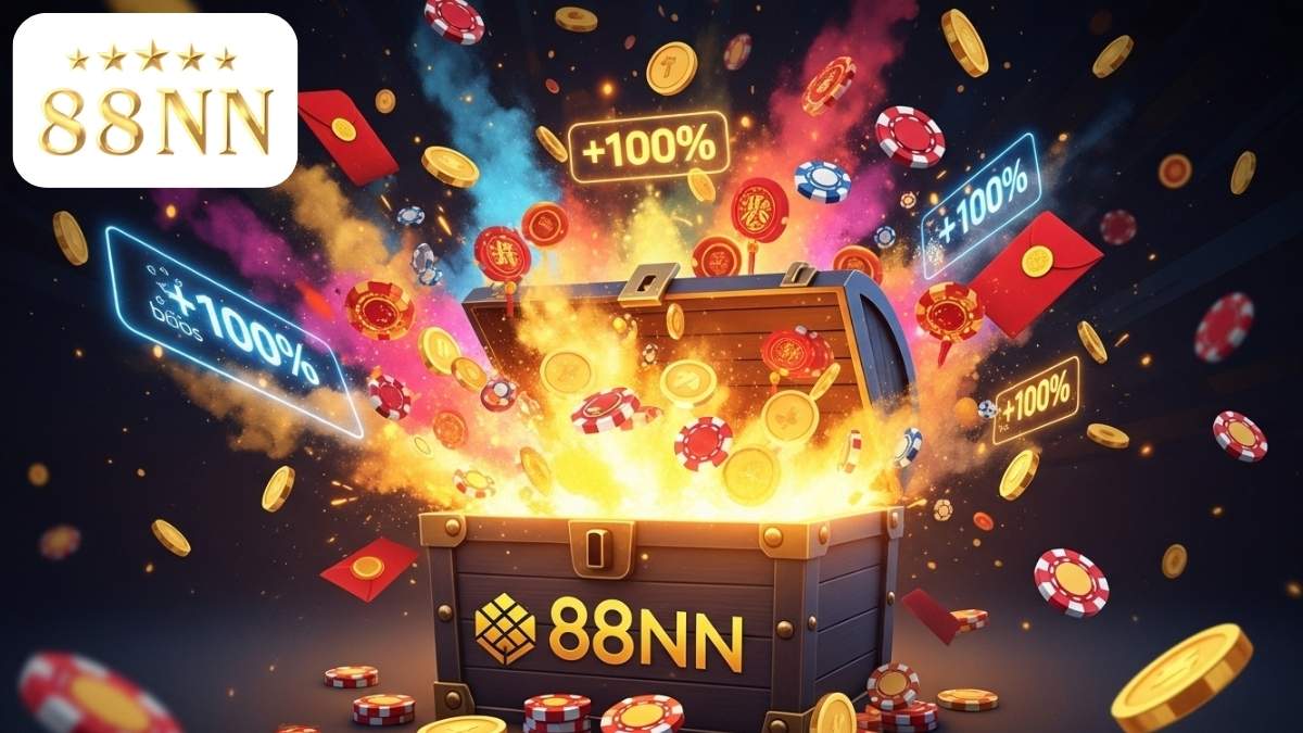 Bùng nổ ưu đãi mỗi ngày! 88NN mang đến hàng ngàn phần thưởng giá trị cho tất cả thành viên