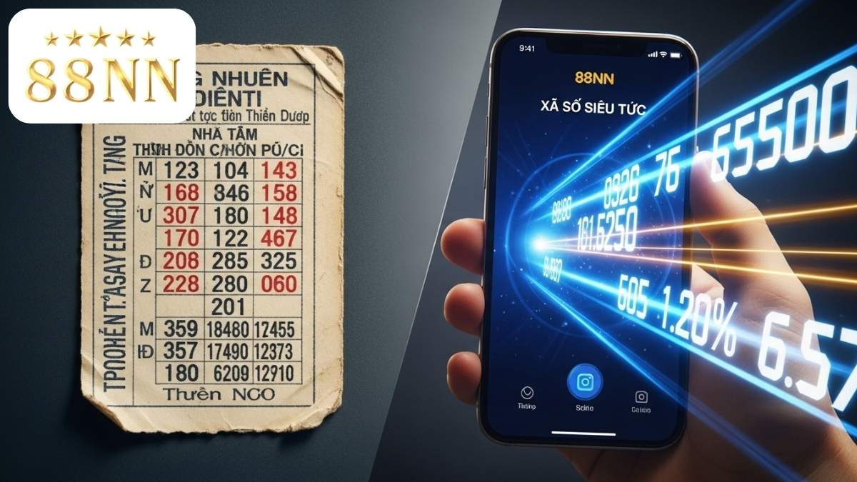 Từ truyền thống đến siêu tốc, 88NN mang đến trải nghiệm lô đề online tiện lợi, nhanh chóng ngay trên điện thoại của bạn