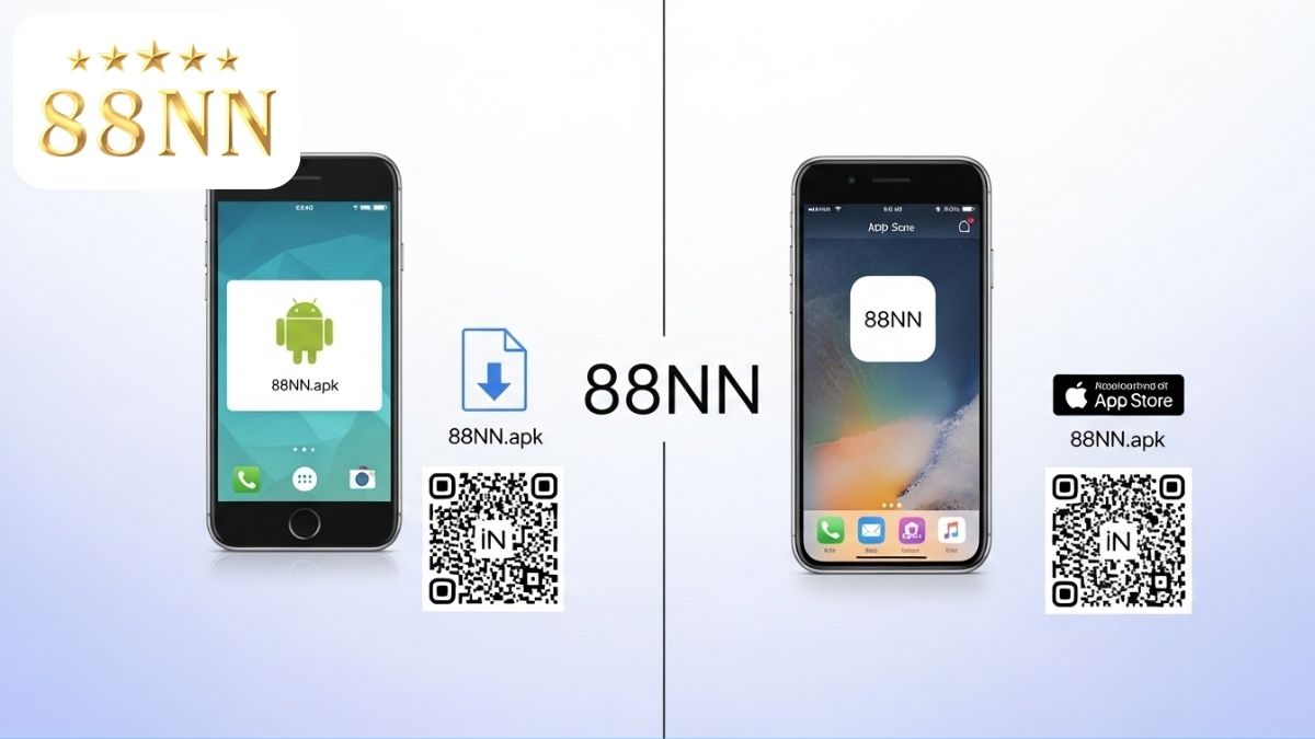 Tải app 88NN dễ dàng cho cả Android và iOS. Quét mã QR để bắt đầu cài đặt và trải nghiệm ngay!