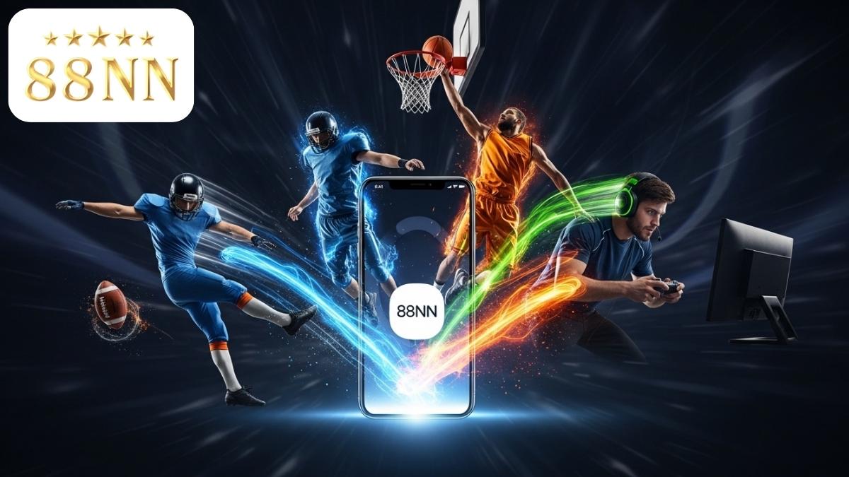 Từ bóng đá, bóng rổ đến Esports, 88NN mang cả thế giới thể thao đa dạng vào trong tầm tay bạn